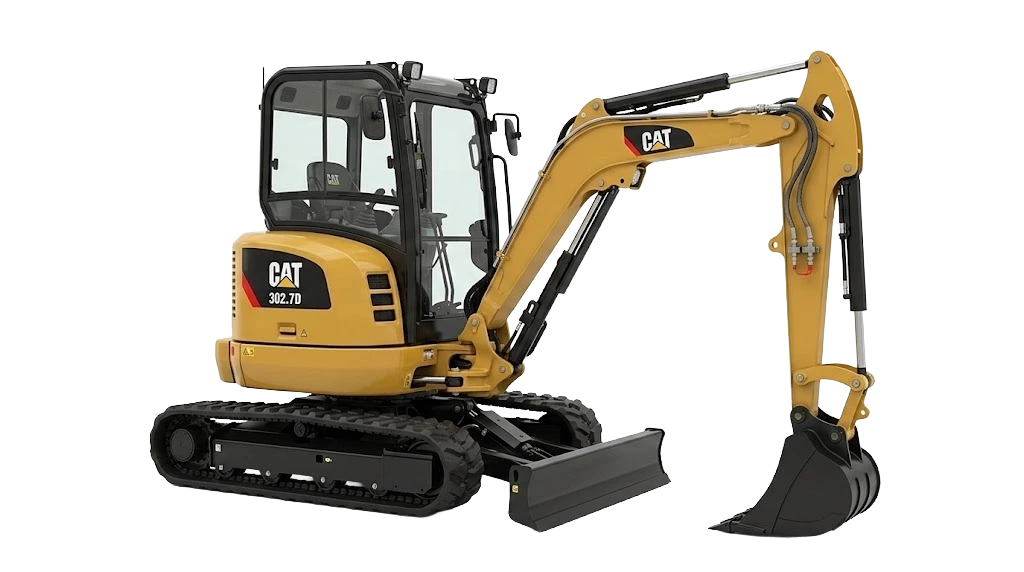Minibagr CAT 302,7D s naklápěcí hlavou