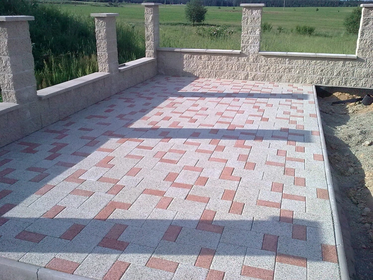 vymývaná barevná zámková dlažba Bohdalov